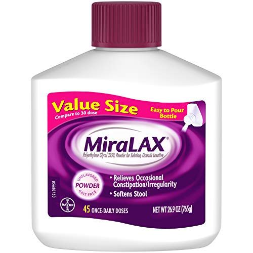 Miralax Laxative Powder vs Dulcolax Soft Chews Saline Laxative Slant
