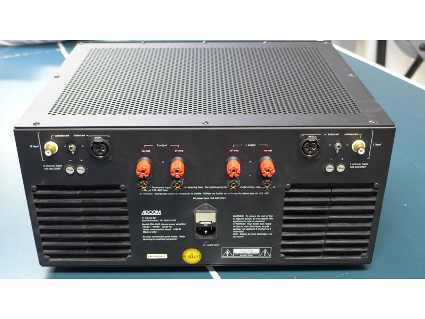 Adcom GFA-5800 Power Amplifier