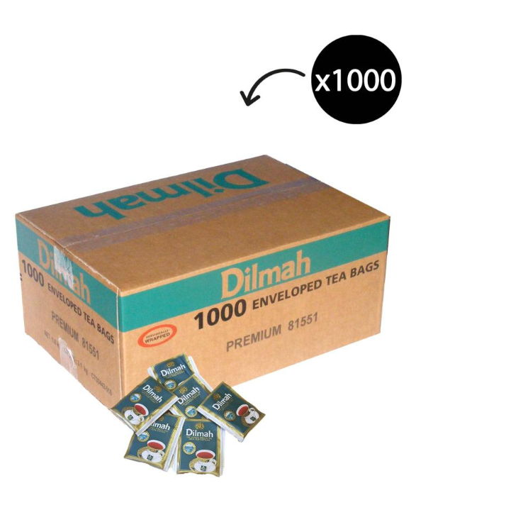 Tea Bags Dilmah enveloped ctn 1000