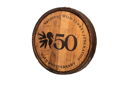 50th Anniversary Bourbon Barrel End Sign                    