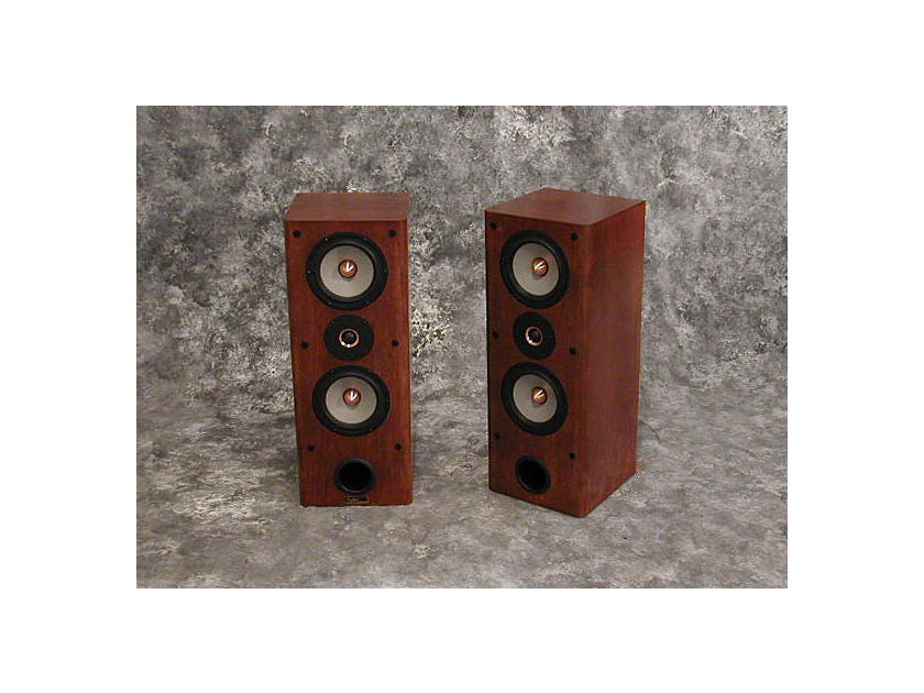 Tyler Acoustics Linbrook sig monitors in red cherry!  warranty!