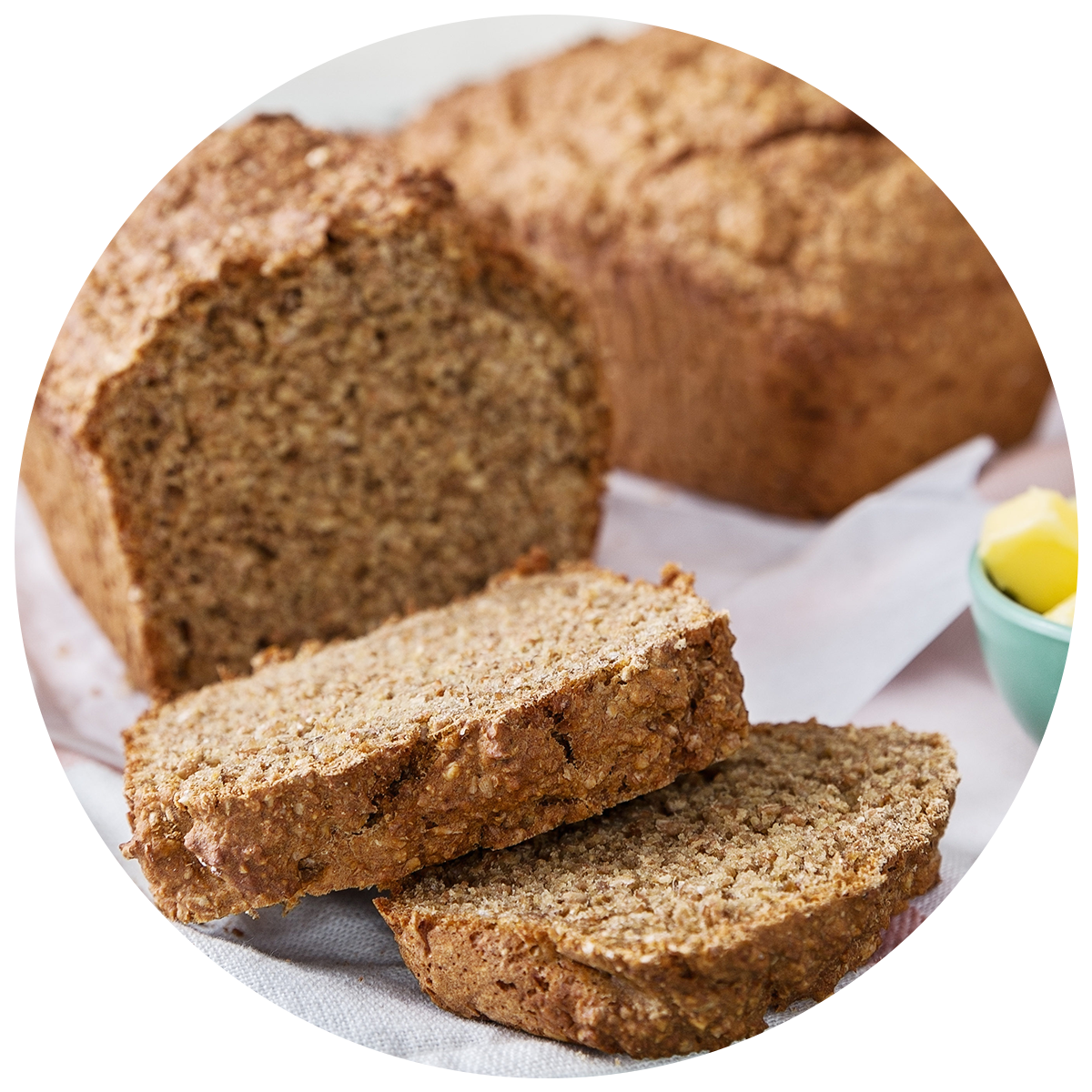 a loaf of high fibre bread as a source of Prebiotics in the best probiotics in singapore