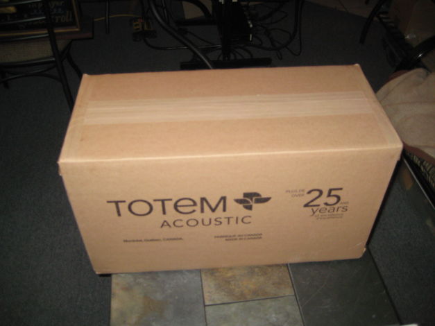Totem Acoustic Mites in cherry,brand new in box