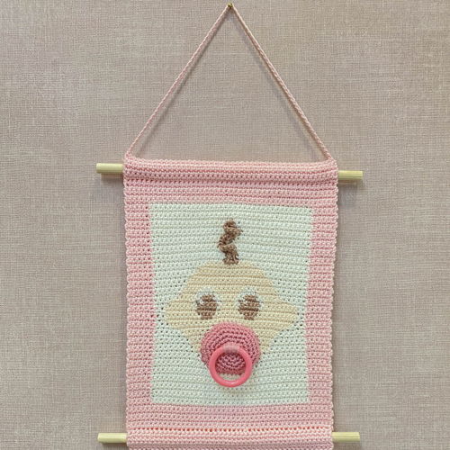 Wandhanger 3D - Baby meisje