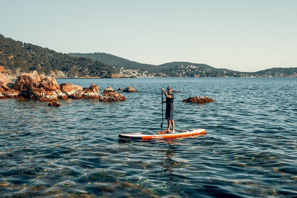 Funwater stand up paddle board on Toronto island