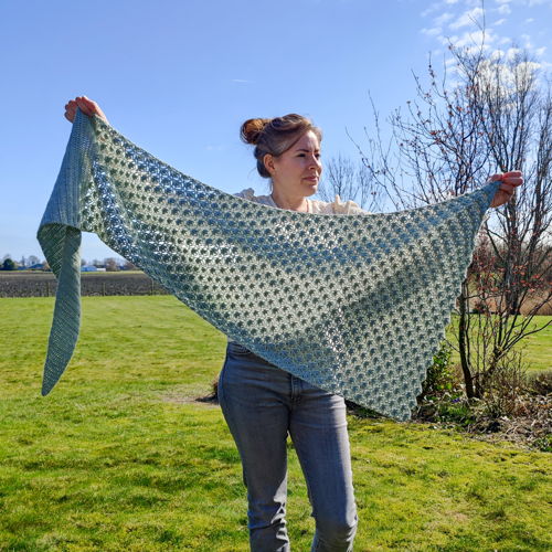 Minty Meadow Shawl
