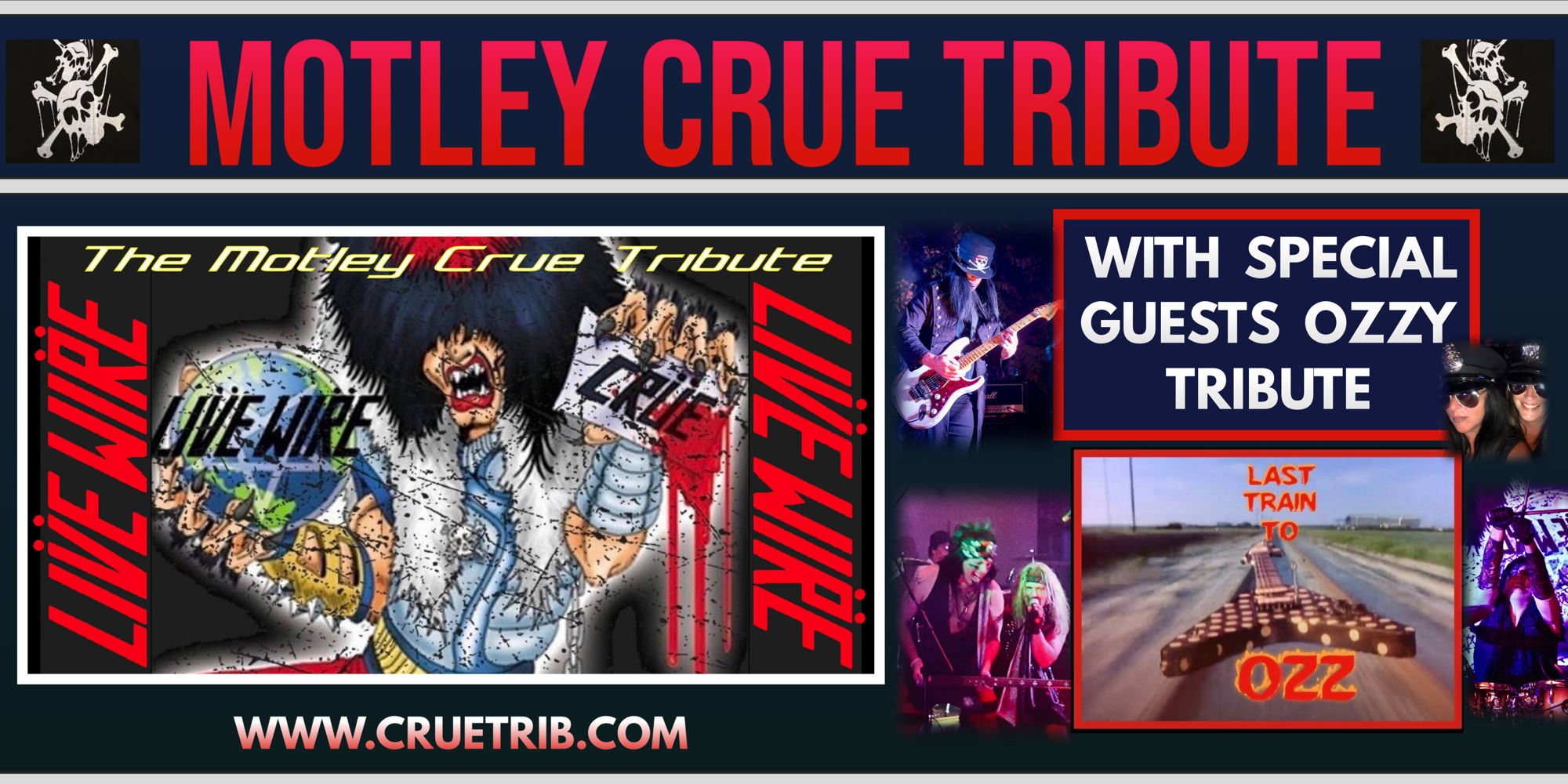 Live Wire- Motley Crue Tribute at Revolutions Bar & Grill promotional image