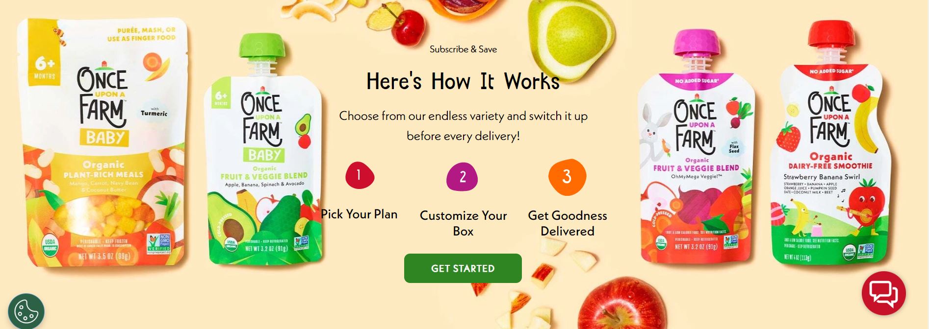 Once Upon A Farm product / service