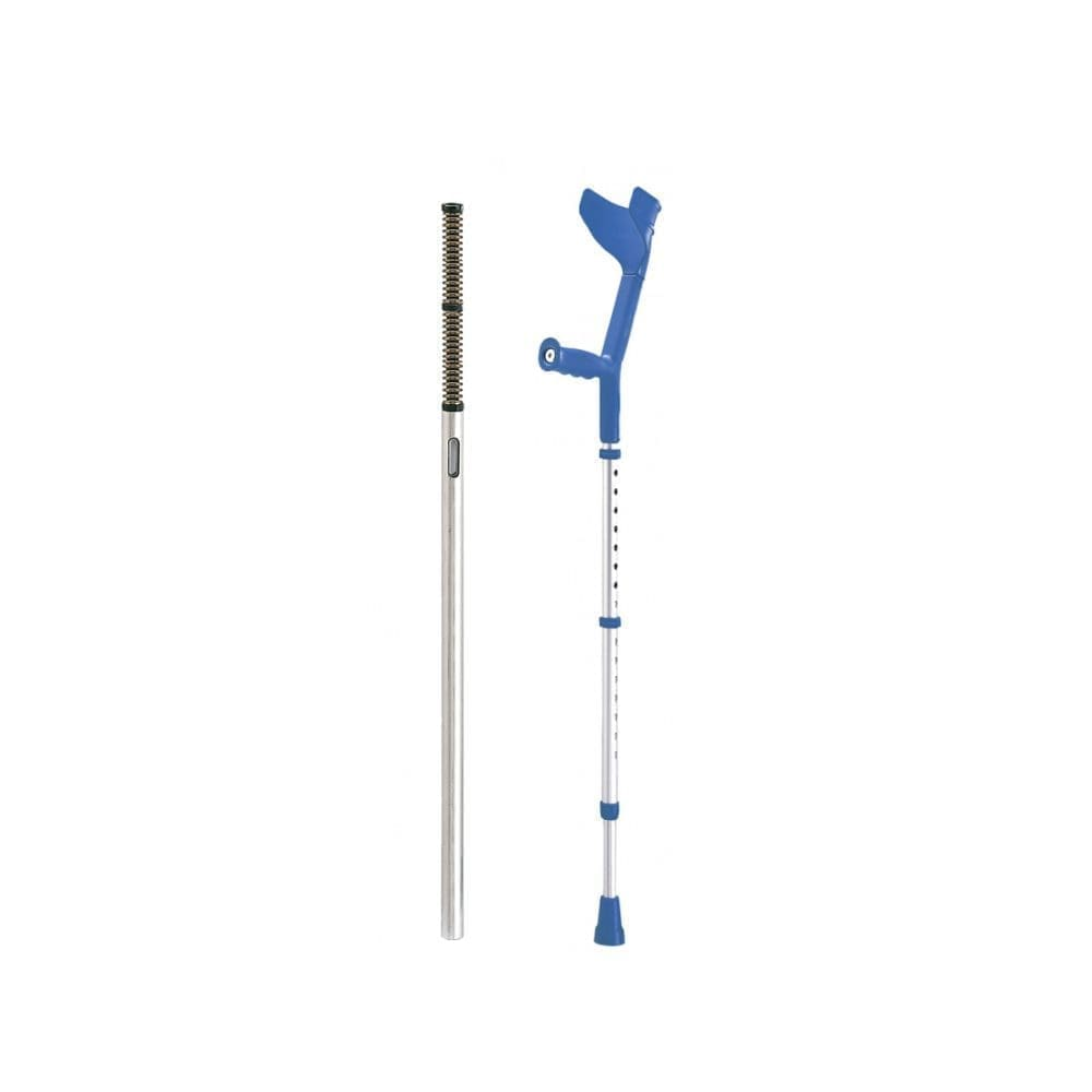Rebotec New Walk - Crutches With Spring Shock Absorbers - Anatomic