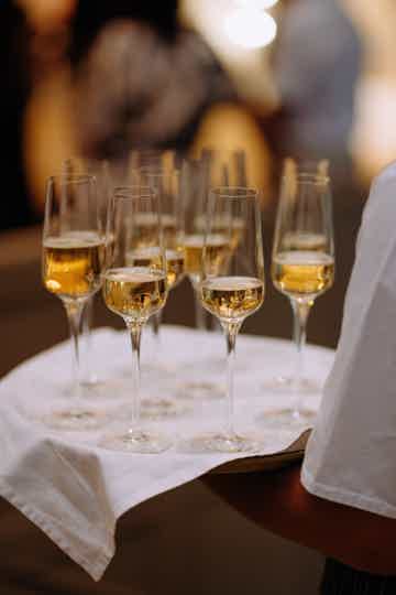 Enjoy a welcome drink