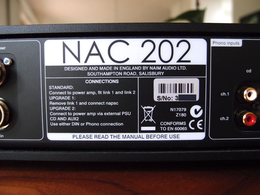 Naim Audio NAC-202 Excellent. 2013.