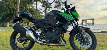 2022 KAWASAKI Z400 ABS motorcycle for rent near Gulf Shores, AL