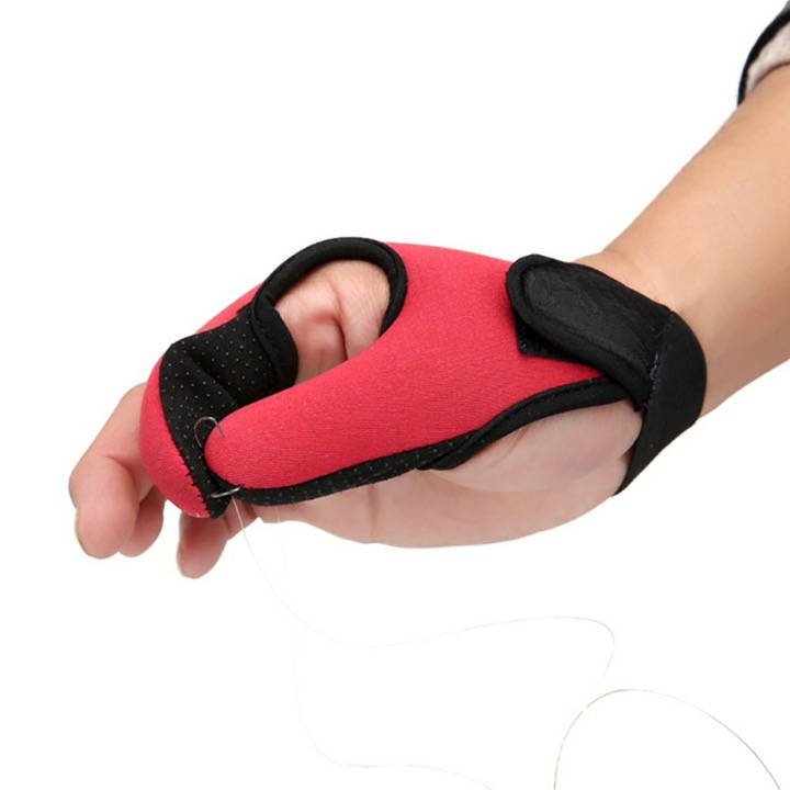 Hands protected.