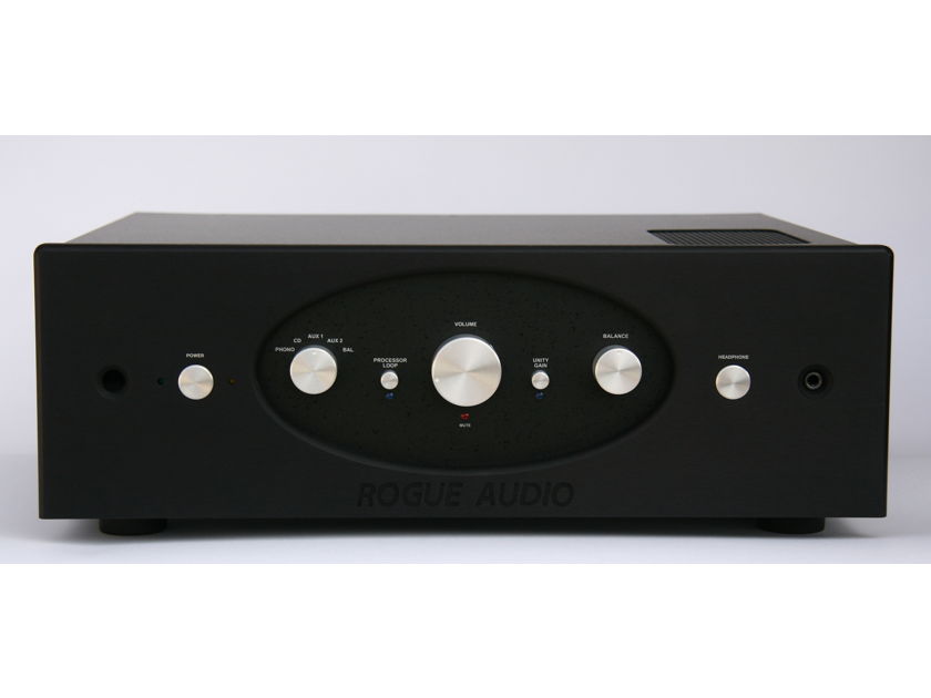 ROGUE PHARAOH Integrated Amplifier in new conditions. Black faceplate with phono. NEW PRICE!
