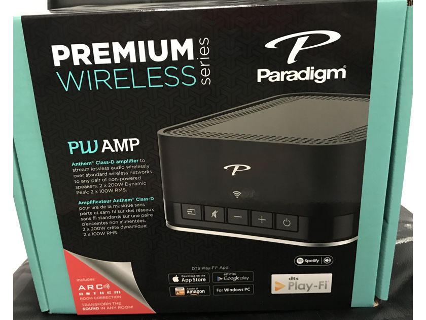 Paradigm PW Amp Wireless Anthem Class-D Amplifier NEW
