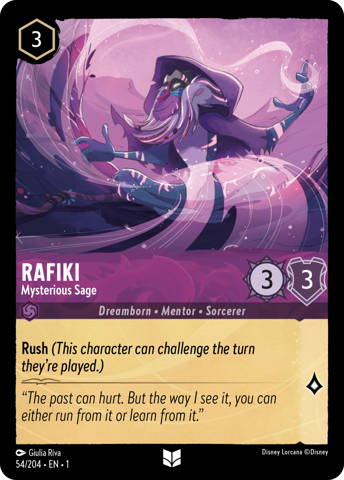 Rafiki card from Disney's Lorcana: The First Chapter.