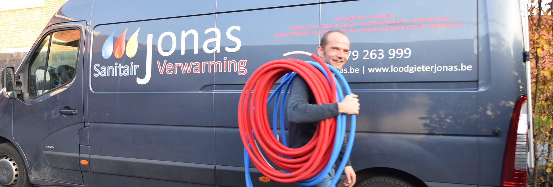 Afbeelding bij het profiel van Loodgieter Jonas