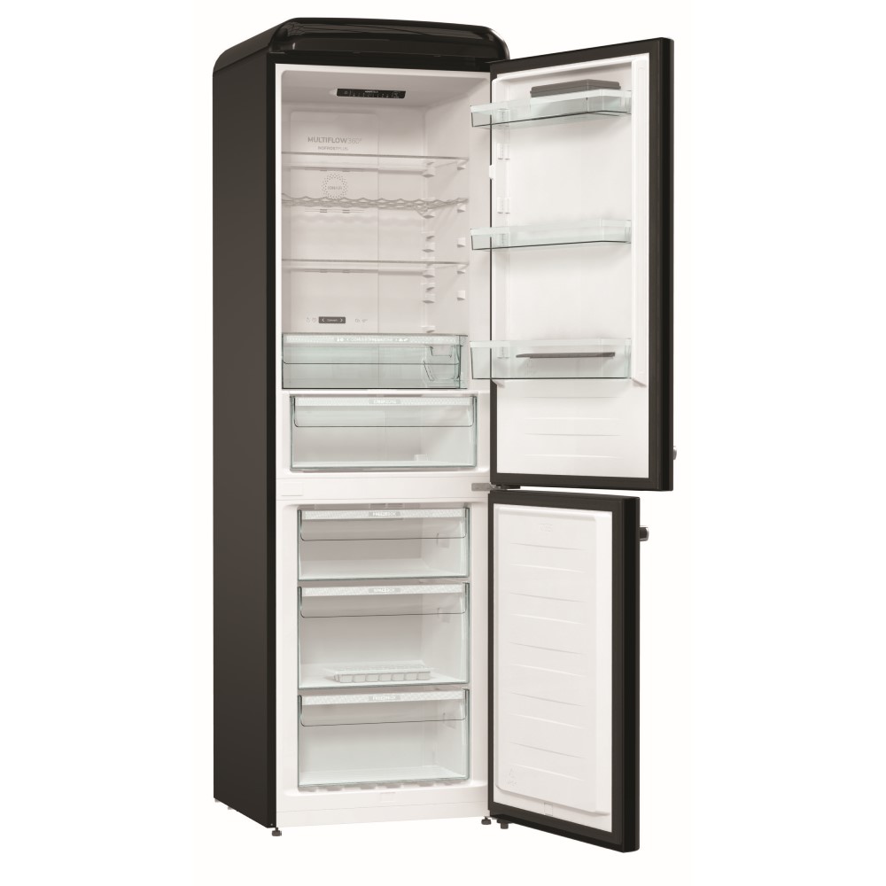 Gorenje Kühl- / Gefrierkombination ONRK619DBK-R, 300 Liter, NoFrost