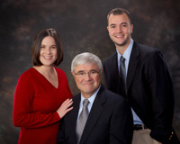 Mike McNamara, flanked by two partners, daughter Alyssa McNamara Reed and son Justin J. McNamara.