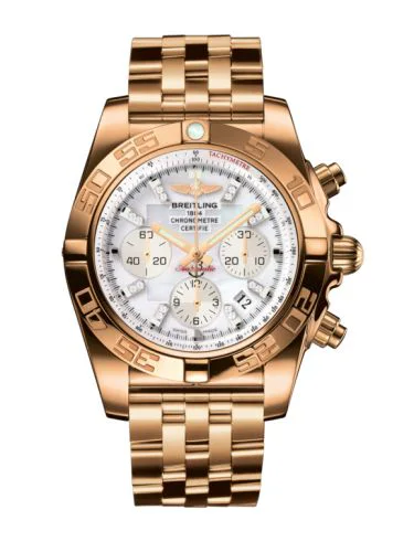 Chronomat 44 Rose Gold / Pearl Diamond / Bracelet