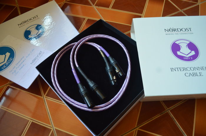 Nordost FREY 2 Norse pair of inc's 1m with XLR plugs as...