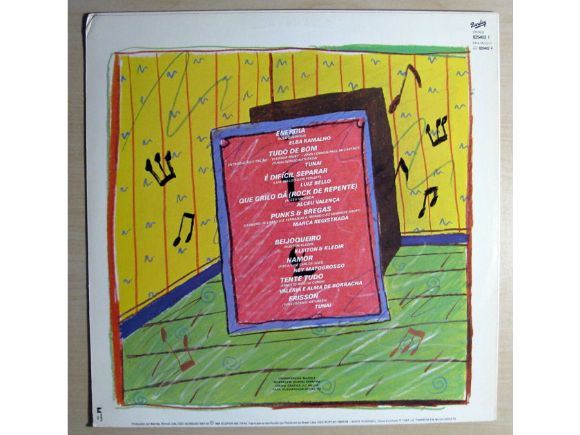 Various Brazil Artists - Dance Sem Parar - NM Rare Disco Pop Compilation - 1984 Barclay Records 825402-1