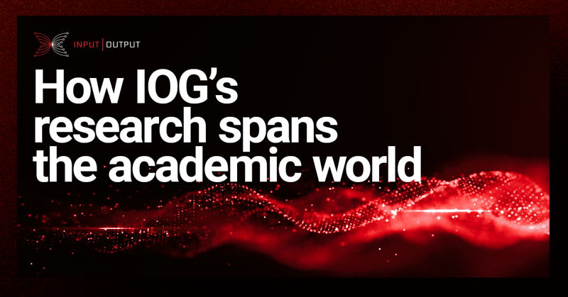 How IOG’s research spans the academic world