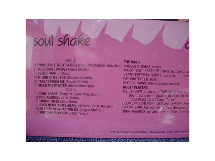 Angela Strehli Band  - Soul Shake  Antones ANT-0006 1987 Sealed USA release