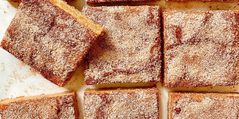 Snickerdoodle Blondies Recipe