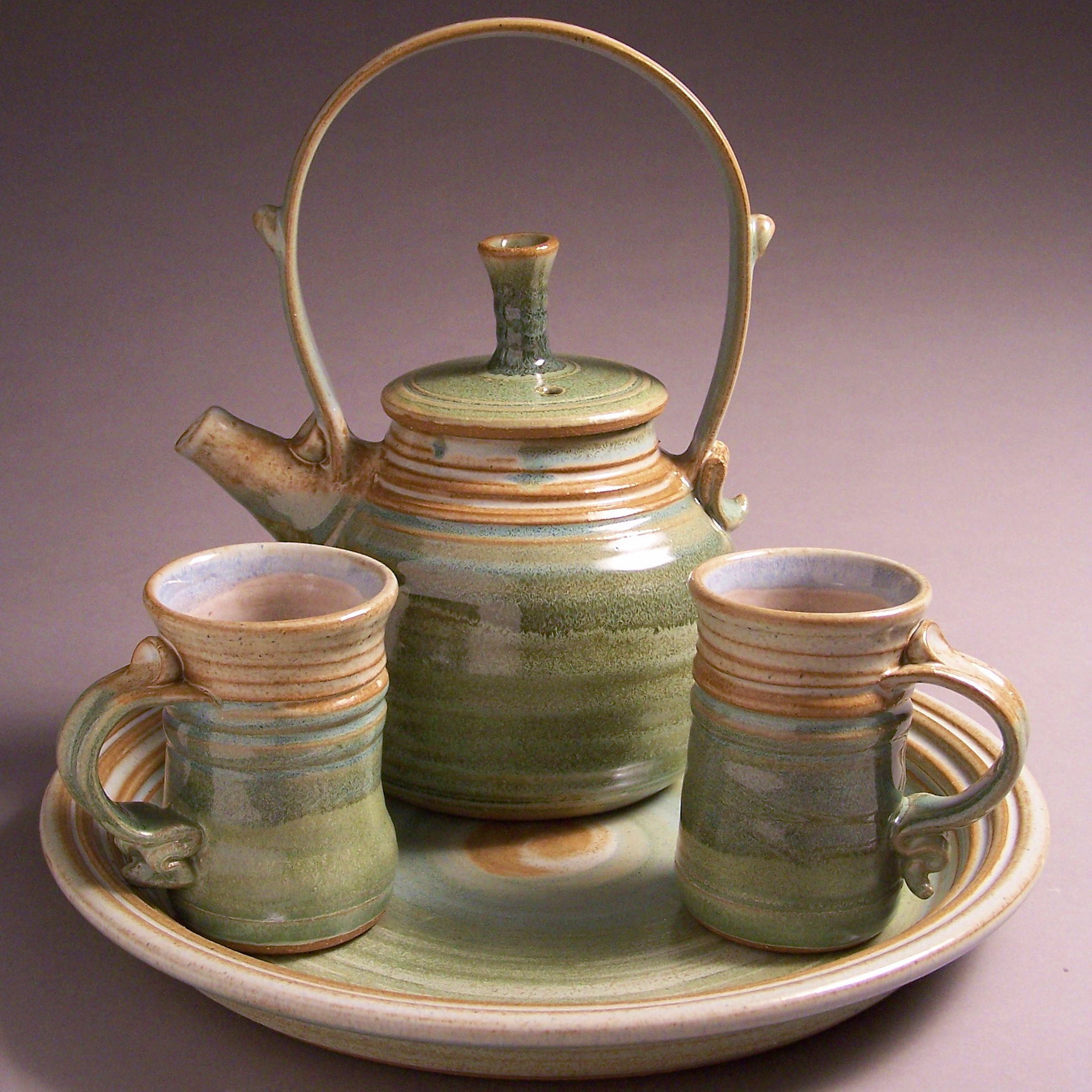 Teapots Stoneware Pottery by David Berg