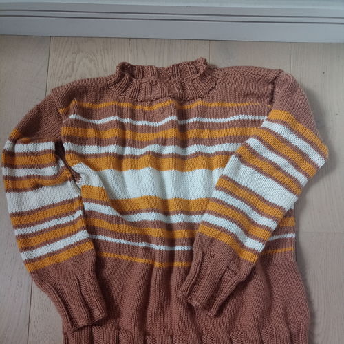 Der Streifen-auf-Streifen-Pullover - Strickanleitung