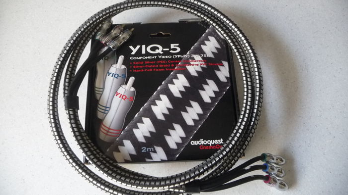 AudioQest YIQ-5  Componet Video Cable YIQ-5 Solid Silve...