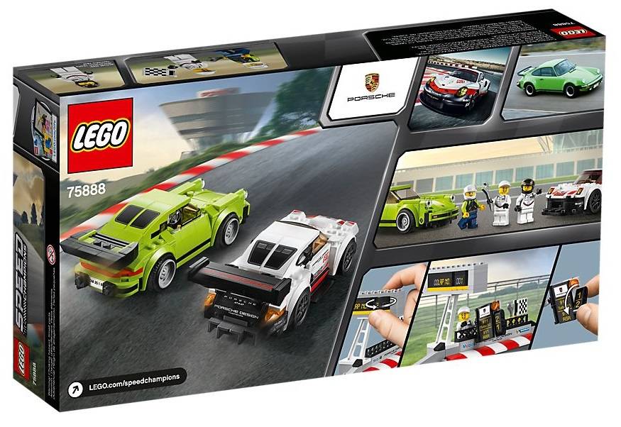 LEGO Speed Champions Porsche 911 RSR and 911 Turbo 3.0 75888