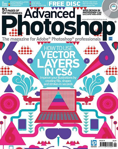 Advanced Photoshop 2012, 99 номер, август