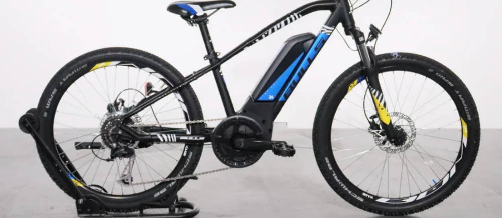 a Bulls Twenty4 E Zebra electric mountain bike for younger riders