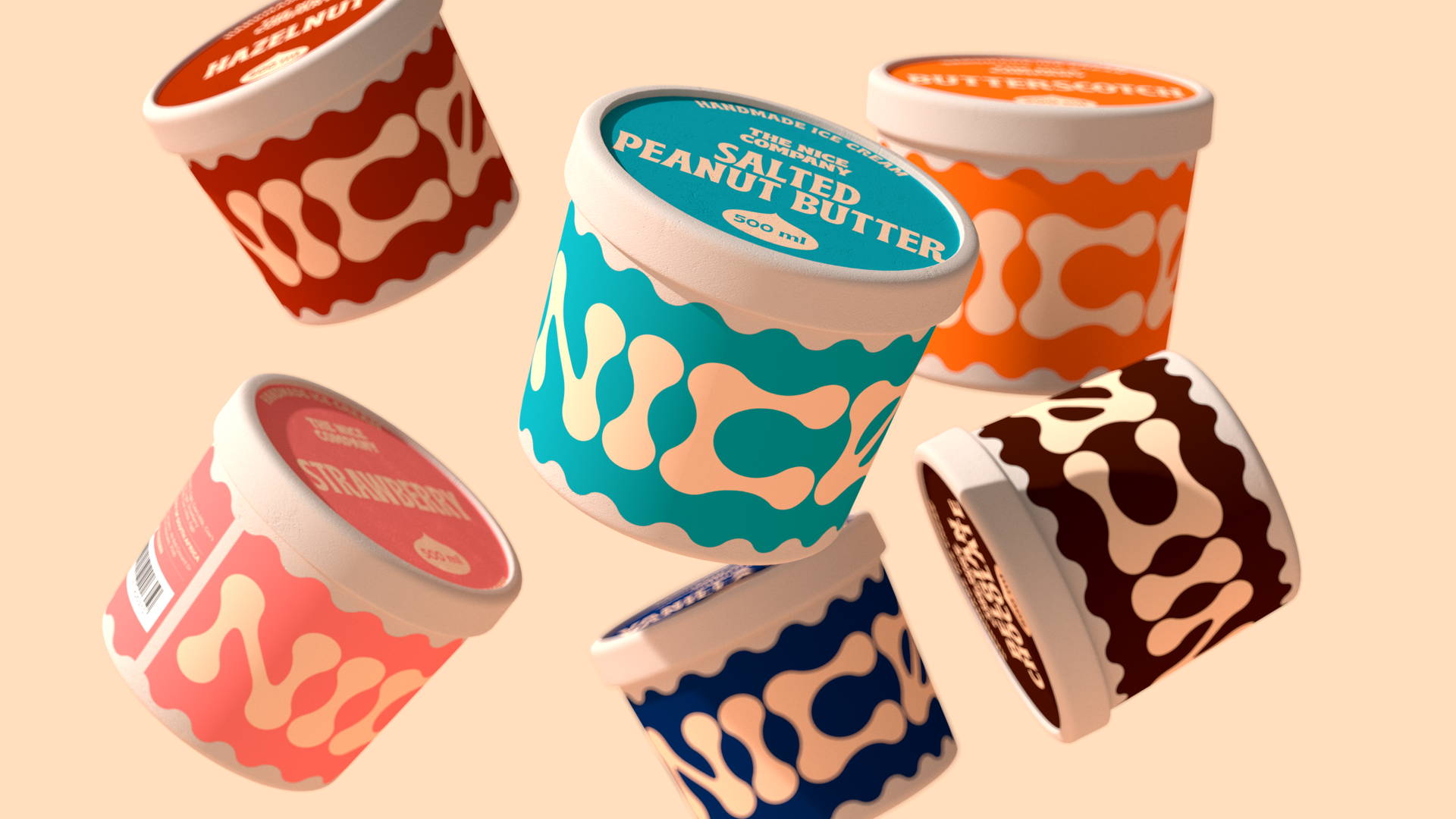 Featured image for The Nice Company's Ice Cream Design Is Retro Fun