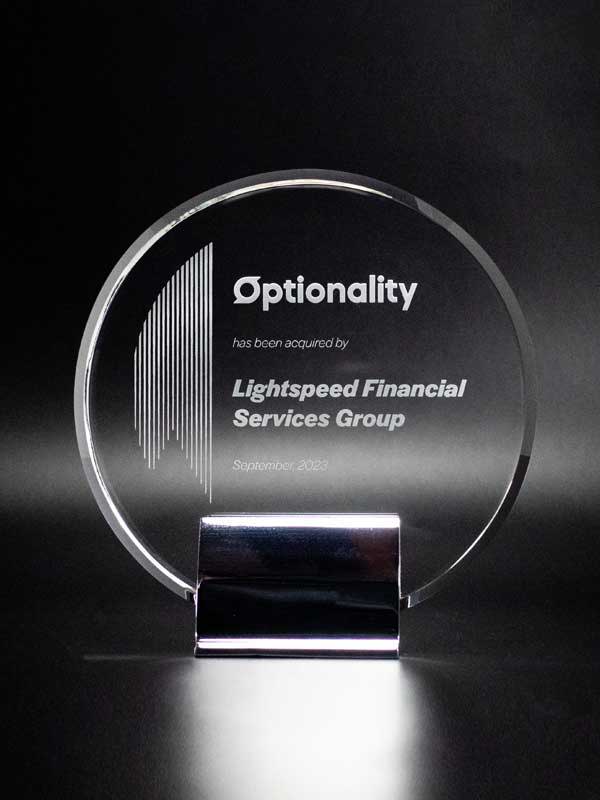 Ovation Crystal Financial Tombstone