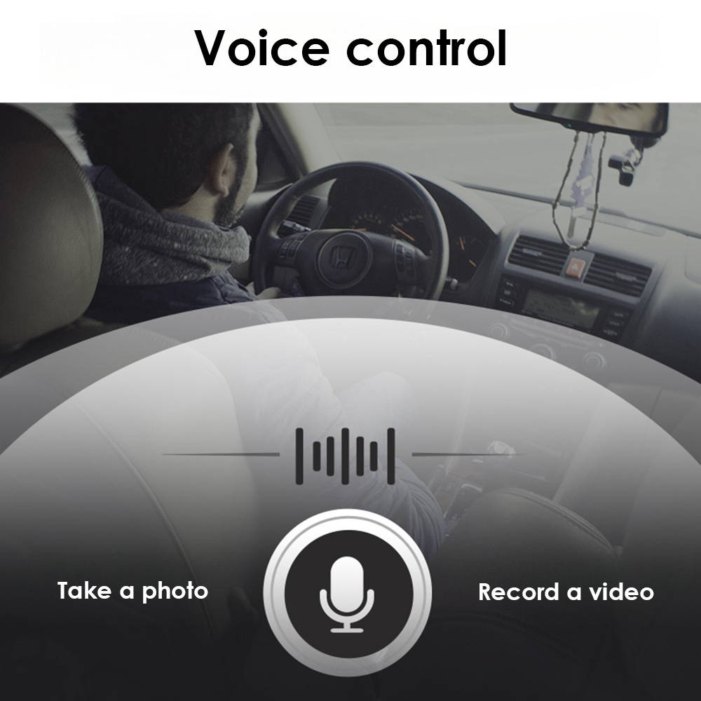 Dashcam avec commande vocale