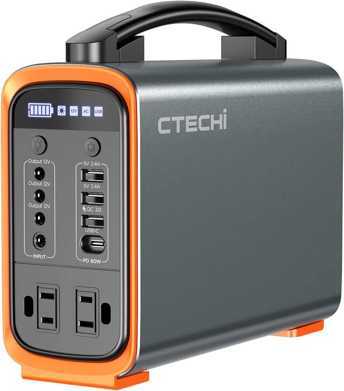 CTECHi GT500 Portable Power Station 500W, 518Wh