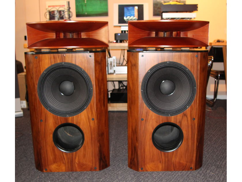 Barque & Consonance B&C M-15 Handsome Wooden Horn Efficient Speakers !