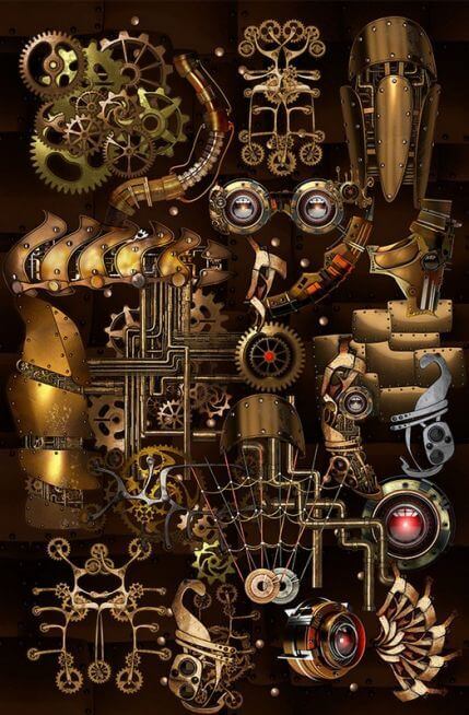 Стимпанк - набор искусных экшенов для Фотошоп