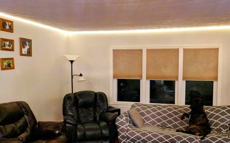 Warm White Living Room LED Strip Light