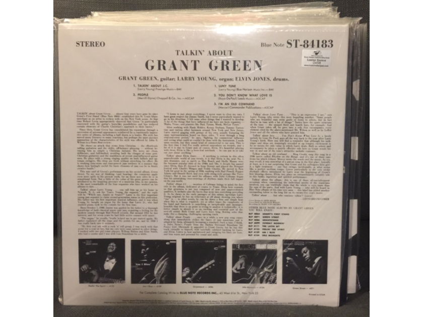 Grant Green - Talkin'About! Blue Note Music Matters 45rpm Unopened, Low Numbered