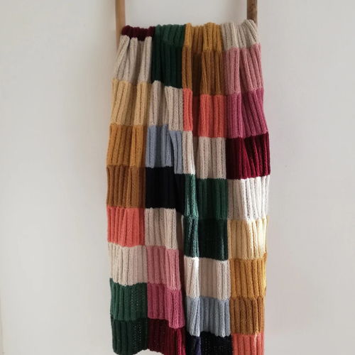 Patchwork Earth blanket