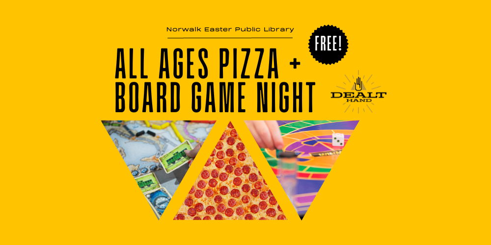 All Ages Pizza & Board Game Night promotional image