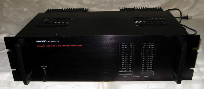 Nikko Alpha mkIII power amplifier