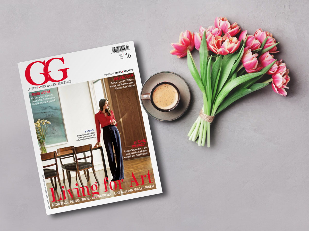 Ästhetisch, provozierend und inspirierend, eine Ausgabe voller Kunst. Das neue GG Magazin ist da!
