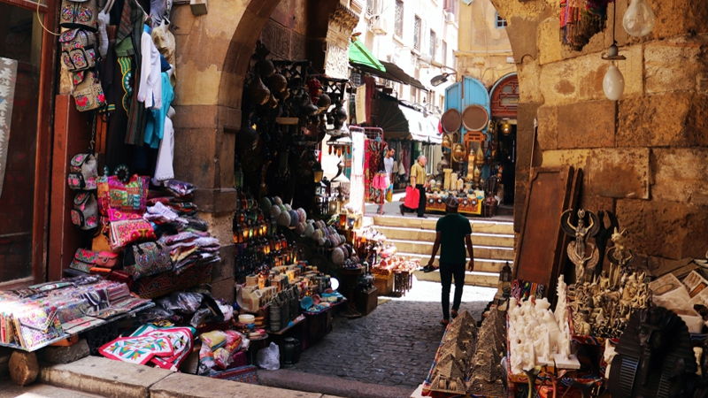 Bazaar in Cairo, Egypt 