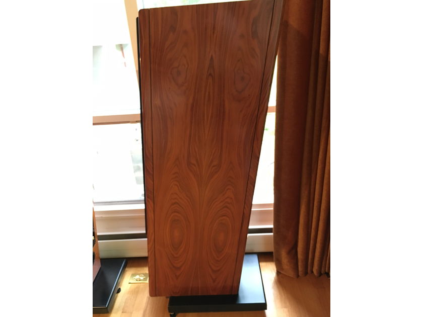 Vienna Acoustics Mahler Rosewood Speakers with Custom Spikes  - Sale Pending