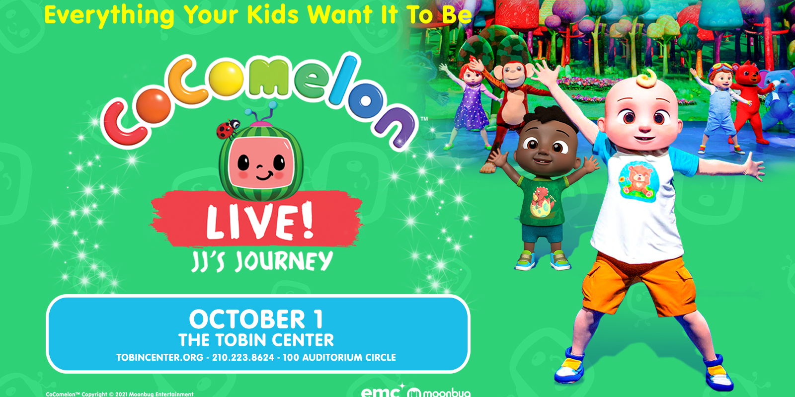 COCOMELON LIVE JJ’S JOURNEY promotional image